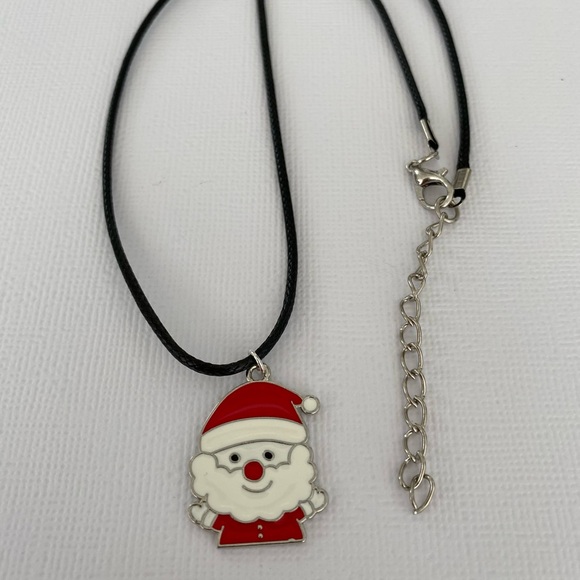 Santa Cord Necklace for Children - Picture 2 of 2